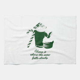 Paño De Cocina Winter illustration Towel