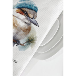 Paño De Cocina Winter Kookaburra Deseos, personalizado