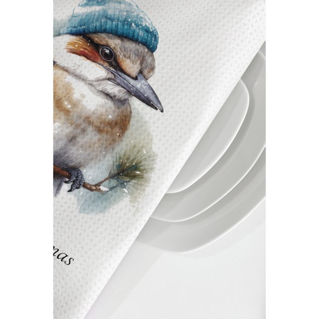 Paño De Cocina Winter Kookaburra Deseos, personalizado (Subido por el creador)
