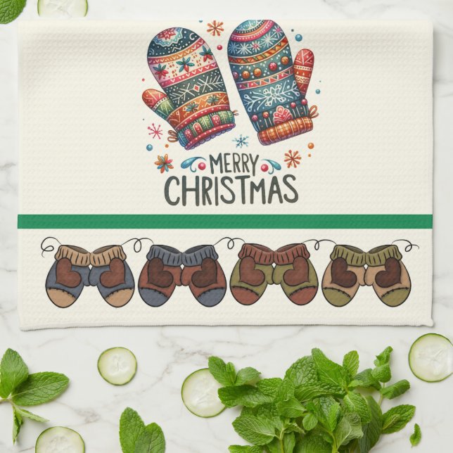 Paño De Cocina Winter Mittens (Doblado)