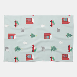 Paño De Cocina Winter Village Kitchen Towel - Christmas Gift