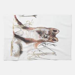 Paño De Cocina Winter Wolf