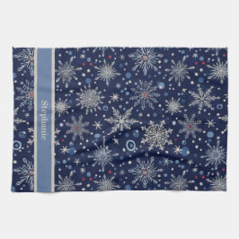 Paño De Cocina Winter Wonderland Snowflake 