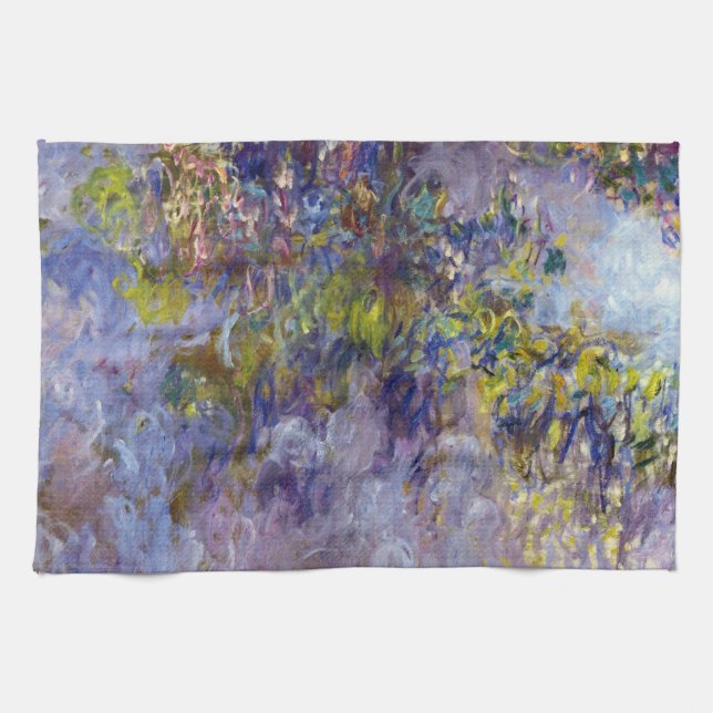 Paño De Cocina Wisteria (a la izquierda) de Claude Monet (Horizontal)