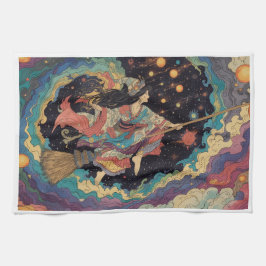 Paño De Cocina Witch tea towel