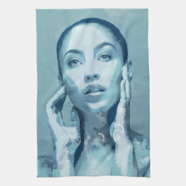 Paño De Cocina "Woman in Blue"