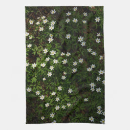 Paño De Cocina Wood Anemone Forest Floor, Nature Botanical Spring