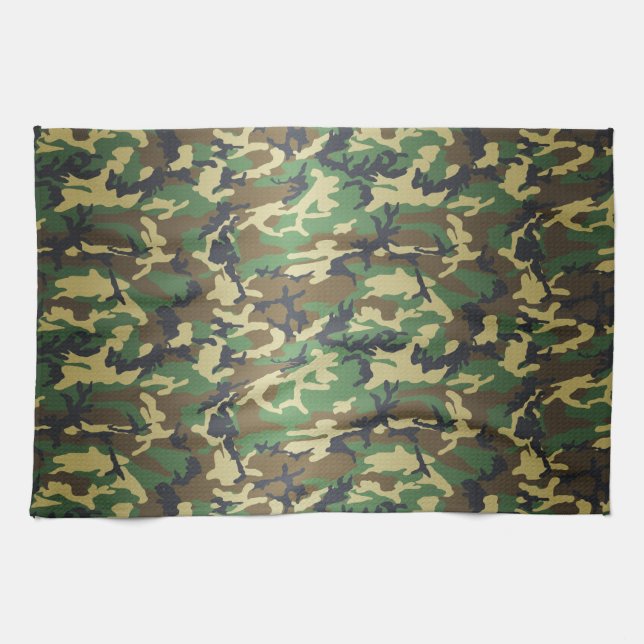 Paño De Cocina Woodland Camo (Horizontal)