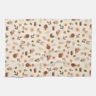 Paño De Cocina Woodland Fox Autumn Theme Neutral