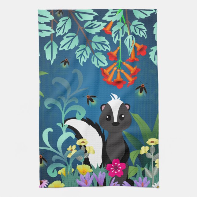 Paño De Cocina Woodland Skunk (Vertical)