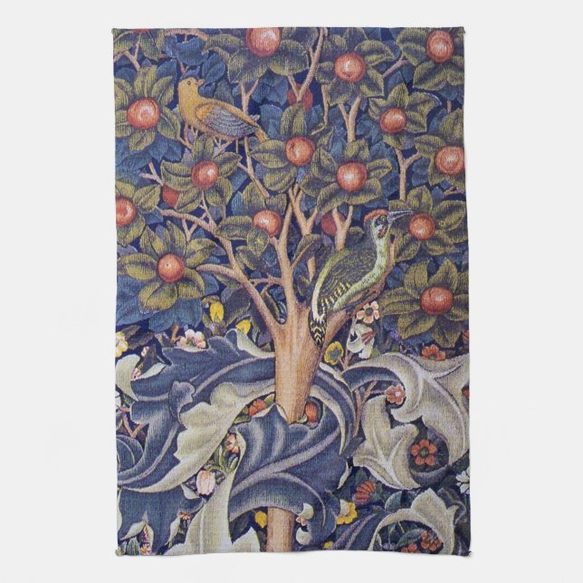 Paño De Cocina Woodpecker, William Morris (Vertical)