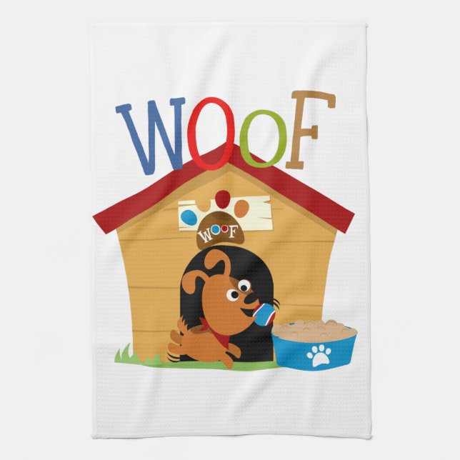 Paño De Cocina Woof Dog (Vertical)