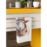 Paño De Cocina Wooly Wonderland, personalizado<br><div class="desc">Trae el encanto de Wooly Wonderland a su cocina en esta temporada navideña con nuestra adorable toalla de cocina de Navidades de Personalizable. Esta toalla festiva y funcional muestra nuestras queridas ovejas Navidades acuáticas, que se ven muy acogedoras en su colorido gorra de cuchillos, listos para añadir una dosis de...</div>
