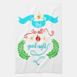 Paño De Cocina Y A Todos Los Navidades De Buenas Noches, Tipograf