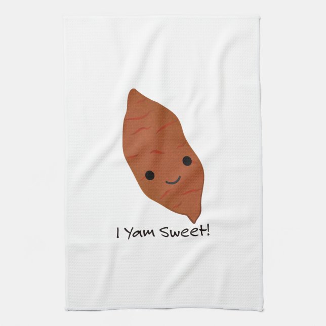 Paño De Cocina Yam Sweet Cute kawaii Sweet Potato (Vertical)