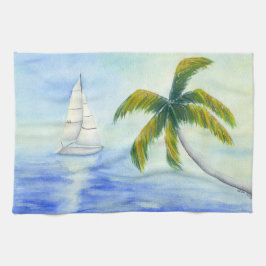Paño De Cocina Yate en el mar Palma