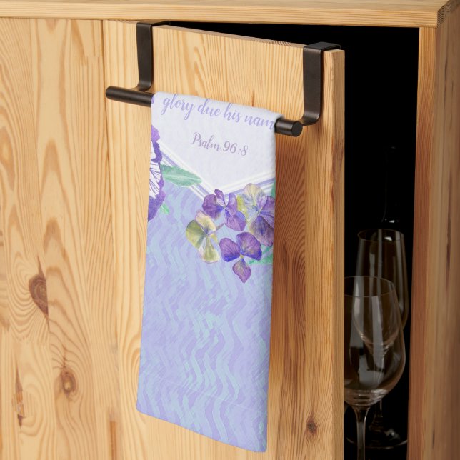 Paño De Cocina Year text JW (Pliegue de tercios)