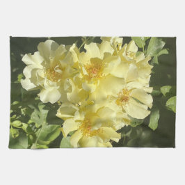 Paño De Cocina Yellow Botanical Flowers