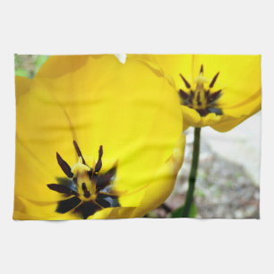 Paño De Cocina Yellow Tulip Tea Towel
