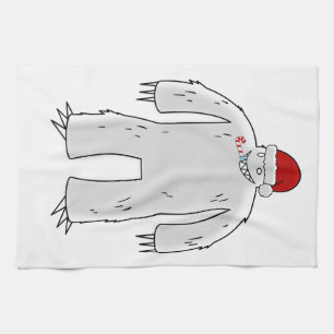 Paño De Cocina Yeti Claus