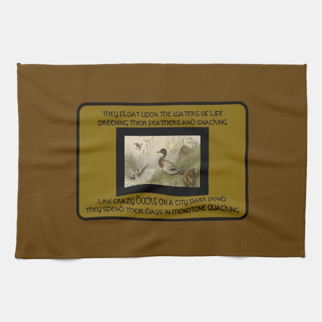 Paño De Cocina YNOTME Monotone Quacking3 (Horizontal)