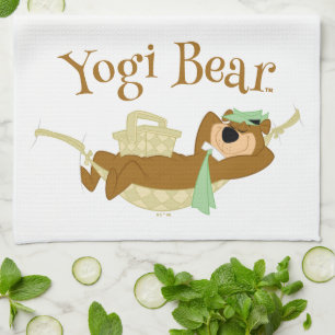 Paño De Cocina Yogi Bear Picnic Hammock Nap Time