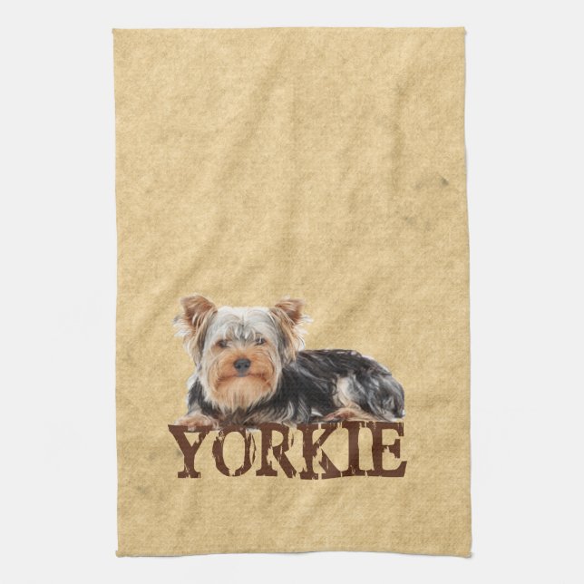 Paño De Cocina Yorkie (Vertical)