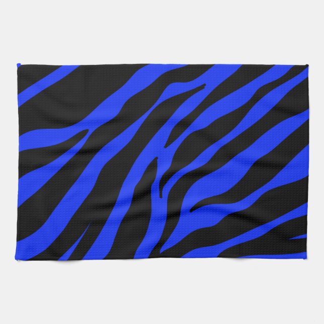 Paño De Cocina zebra azul (Horizontal)