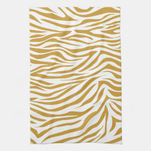 Paño De Cocina Zebra de Safari de Sudan Brown