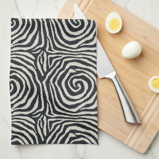 Paño De Cocina Zebra Inspired (Doblado Cuarto)