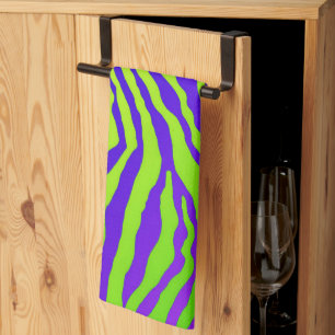 Paño De Cocina Zebra verde