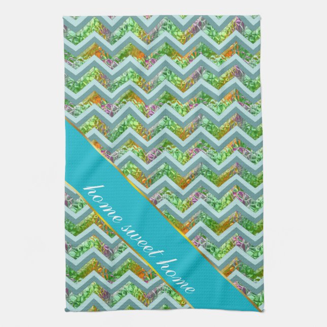 Paño De Cocina ZigZag de vidrio templado (Vertical)