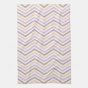 Paño De Cocina ZigZag Rubor Rosa Lavanda 