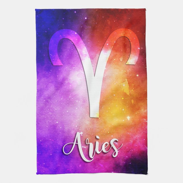 Paño De Cocina Zodiac : Aries Space Candy (Vertical)