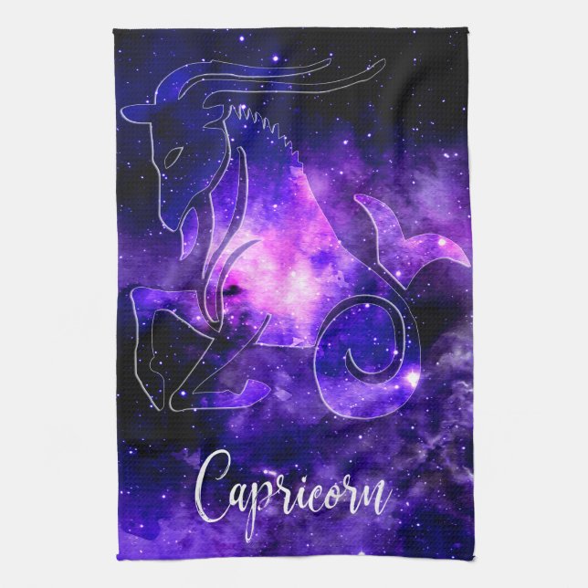 Paño De Cocina Zodiac : Capricornio (Vertical)