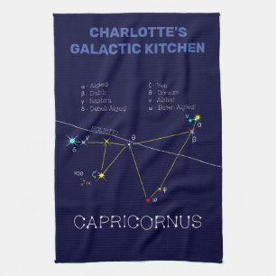 Paño De Cocina Zodiac Constellation Capricornus