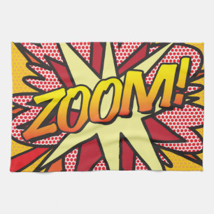 Paño De Cocina ZOOM Fun Retro Libro Pop Art