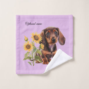 Paño de lavado de cachorro Dachshund