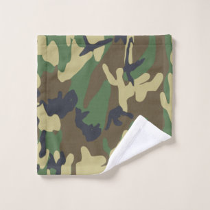 Paño del lavado de Camo