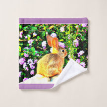 Paño del lavado del conejito de pascua