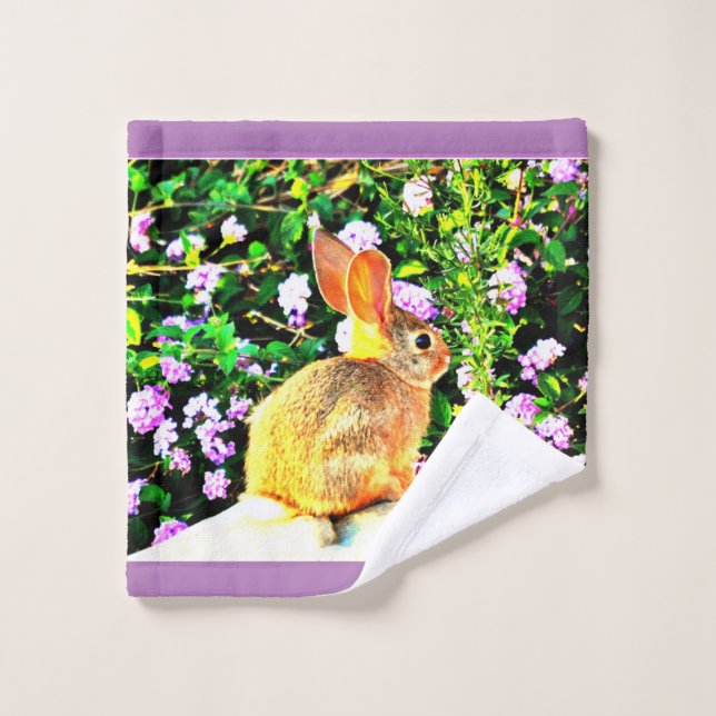 Paño del lavado del conejito de pascua (Toallita)