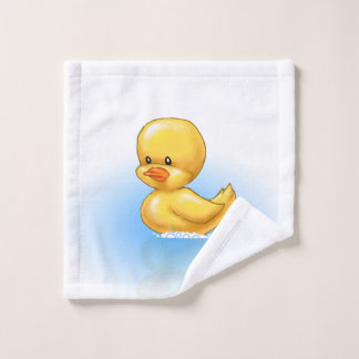 Paño del lavado del pato del bebé