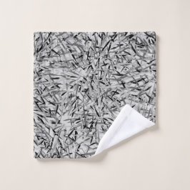 Paño moderno negro y gris del lavado de la