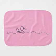 Babero para Patito Rosa