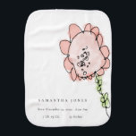Paño Para Bebés Cute Kid Dibujó Rubor Peach Flower Baby Stat<br><div class="desc">Little Star es una tienda de mi hijo de 5 años, que se inspira en su mamá, trabajando y teniendo la tienda Zazzle. Desde hace mucho tiempo se ha mantenido firme en abrir su propia tienda, y finalmente está aquí. Su apoyo a mi incipiente artista es muy apreciado. Si necesita...</div>
