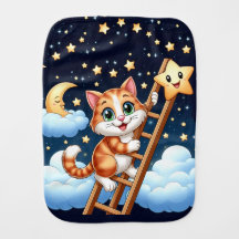Escalera de gatitos a la luna