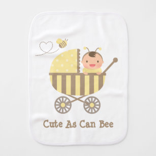 Paño Para Bebés Lindo manosee al bebé de la abeja en retruécano