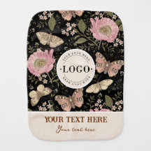 Monograma florero botánico moderno