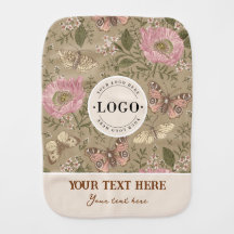 Monograma florero botánico moderno