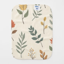 Naturaleza Vintage Burp Cloths